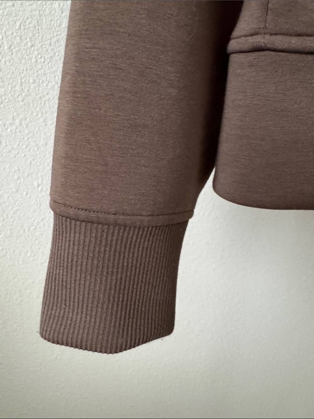 Calla Taupe Zip-Up Collar Sweatshirt BUTTERY SOFT! Size small - Picture 4 of 6